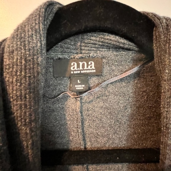 a.n.a Gray Cardigan - Large - Picture 5 of 9